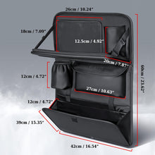 Load image into Gallery viewer, Coverado Nappa Leather Car Backseat Hanging Pockets Foldable Storage Bag Large Capacity Multipurpose Car Organizer, 1 piece/ 2 pieces