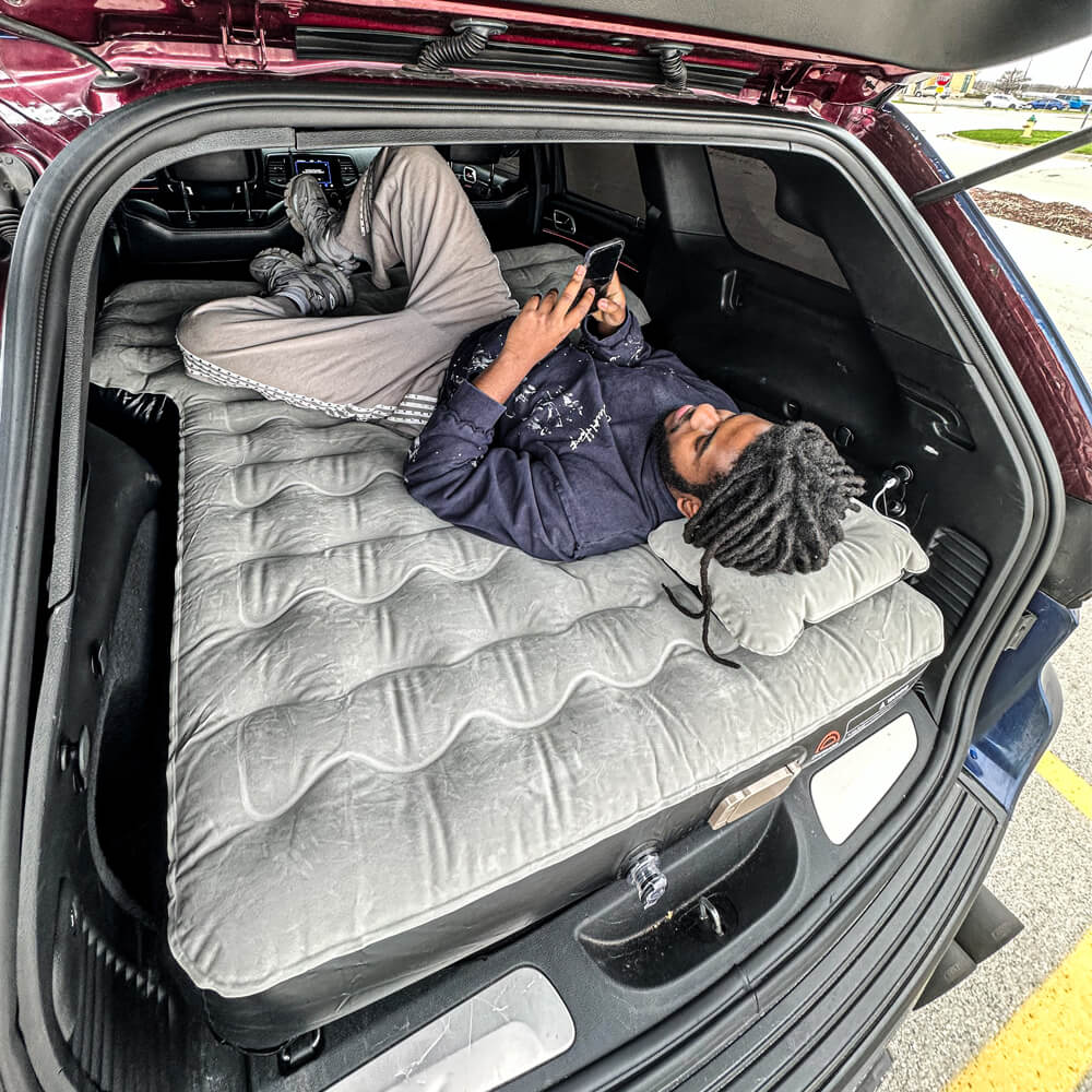 50% OFF🔥🔥 Coverado Air Mattress for Car Back Seat SUV Trunk Camping Sleeping Bed Air Mattress Universal Fit