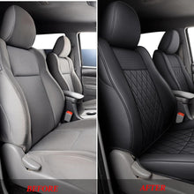 Load image into Gallery viewer, Fit 2005-2015 Toyota Tacoma Double/Crew Cab Coverado Tacoma Seat Covers Leather Seat Covers for Cars Auto Seat Protectors