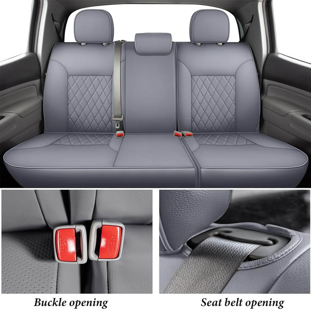 Fit 2016-2023 Toyota Tacoma Double/Crew Cab Coverado Tacoma Seat Covers Leather Seat Covers for Cars Auto Seat Protectors