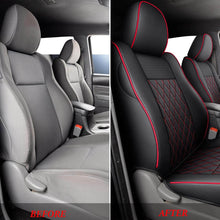 Load image into Gallery viewer, Fit 2005-2015 Toyota Tacoma Double/Crew Cab Coverado Tacoma Seat Covers Leather Seat Covers for Cars Auto Seat Protectors