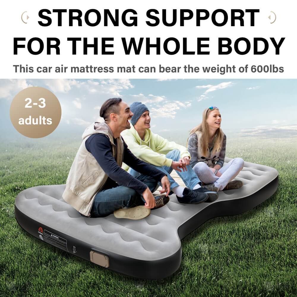 50% OFF🔥🔥 Coverado Air Mattress Custom Fit 2021-2024 Tesla Model Y Inflatable Camping Bed Travel SUV Sleeping Pad with Car Air Pump