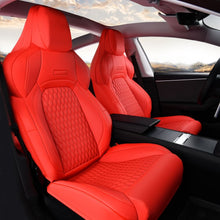 Load image into Gallery viewer, 50% OFF🔥🔥 Fit 2024 Tesla Model 3 Coverado Custom Car Seat Covers (only fit Performance ) Premium Leather Front and Back Auto Seat Protectors