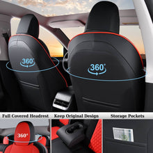 Load image into Gallery viewer, Fit 2020-2024 Tesla Model Y Car Seat Covers Custom Auto Seat Covers Specific Perfect Fit Water Resistant
