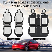 Load image into Gallery viewer, Fit 2020-2024 Tesla Model Y Car Seat Covers Custom Auto Seat Covers Specific Perfect Fit Water Resistant
