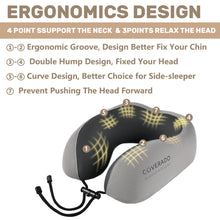 Load image into Gallery viewer, 50% OFF🔥🔥 Coverado Travel Pillow Portable Detachable Memory Foam U-shaped Support Pillow Ergonomic Design Perfect for Car Travel, Napping, Working
