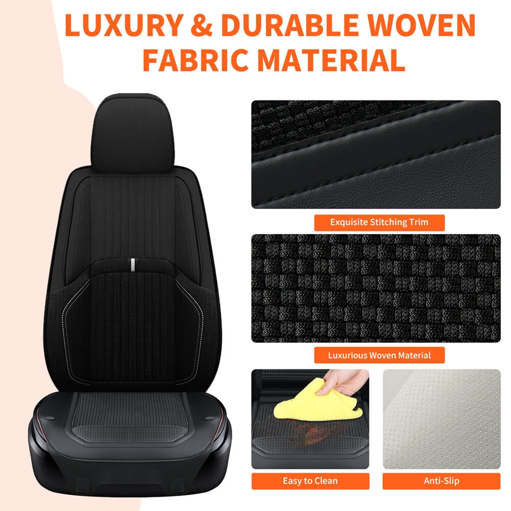 Heated Car Seat Cushion Warmer Seat Heater Universal Fast Heating Pads Driver Passenger for Cold Winter Days Fit all Vehicles