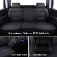 Load image into Gallery viewer, Specific Fit 2014-2018 Chevy Silverado 2015-2019 GMC Sierra Coverado Full Set Waterproof Leather Seat Cover
