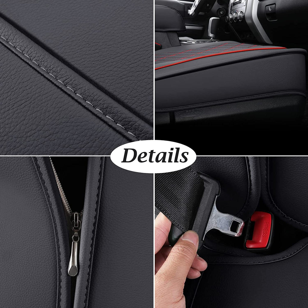 Coverado 2007-2021 Toyota Tundra CrewMax Cab Custom Fit Car Seat Cover Waterproof 2 Seats Front Set / 5 Seats Full Set