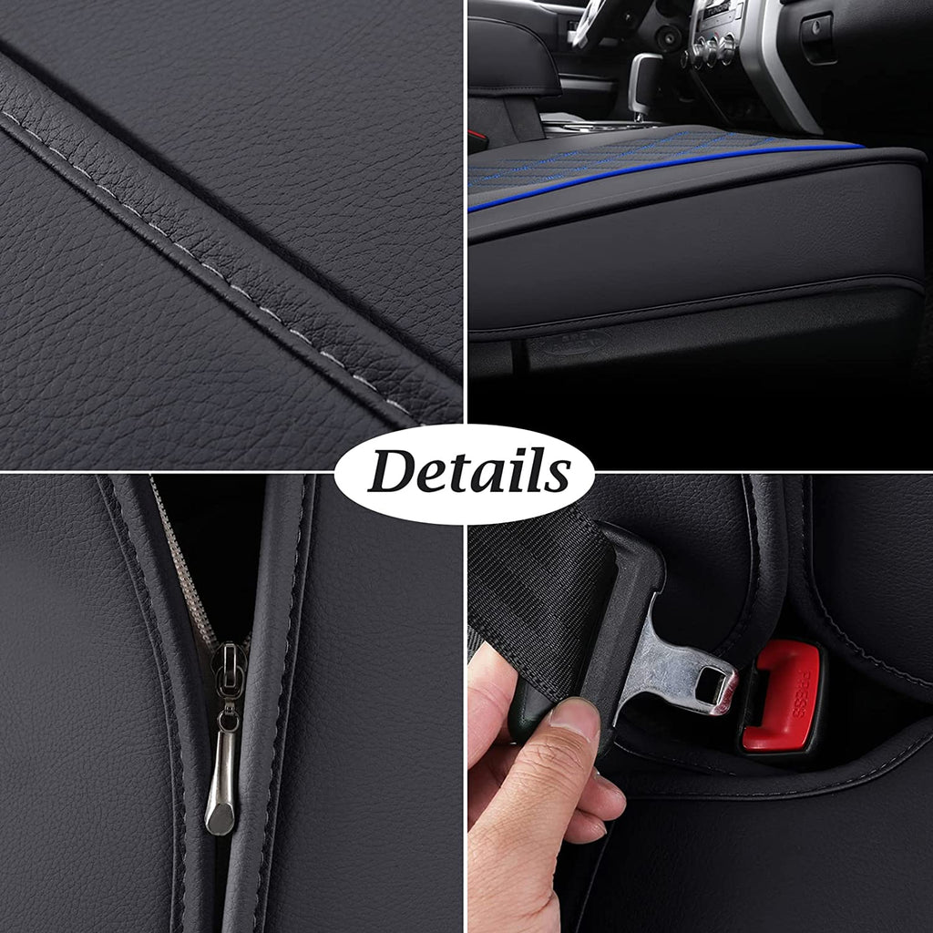 Coverado 2007-2021 Toyota Tundra CrewMax Cab Custom Fit Car Seat Cover Waterproof 2 Seats Front Set / 5 Seats Full Set