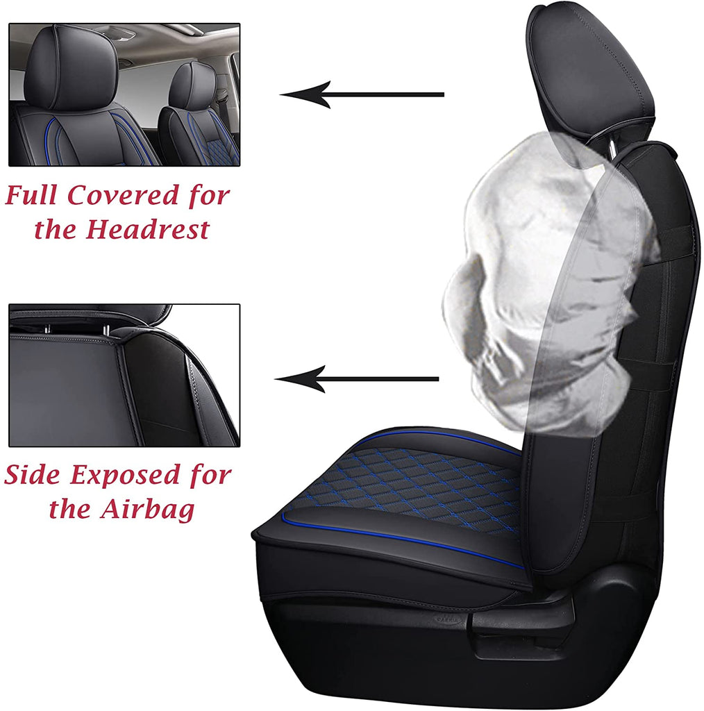 Coverado 2007-2021 Toyota Tundra CrewMax Cab Custom Fit Car Seat Cover Waterproof 2 Seats Front Set / 5 Seats Full Set
