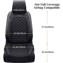 Load image into Gallery viewer, Coverado Front Seat Covers for Ford F150 Washable Car Seat Cover Fit Car Diamond Pattern 5