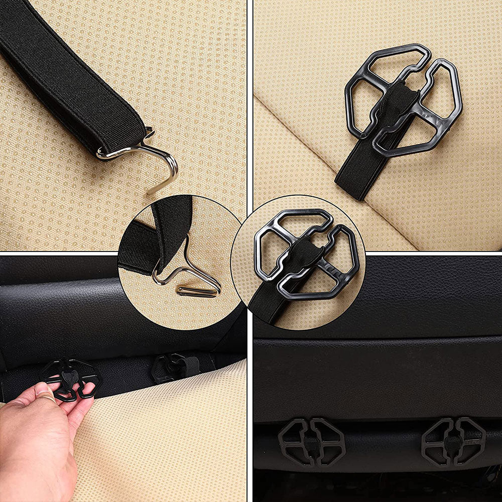 Coverado Front Seat Cover Wash Seat Covers Fit Car Oval Pattern 4