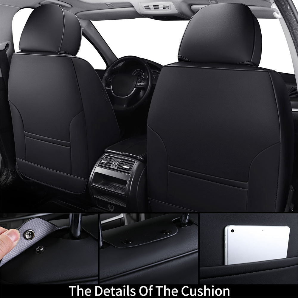 Coverado Seat Cover For Toyota Kluger Compatible Seat Covers Fit Car Black 3