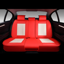 Load image into Gallery viewer, Coverado 5 Seats Front and Back Seat Covers Full Set for Cars Faux Leather Waterproof Universal Fit