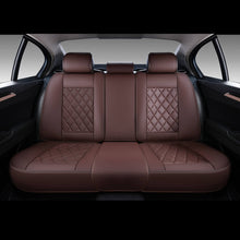 Load image into Gallery viewer, Coverado Full Set 5 Seats Front and Back Car Seat Covers Faux Leather Breathable Waterproof Universal Fit