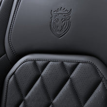 Load image into Gallery viewer, Coverado Front and Back Seat Covers Faux Leather Breathable Waterproof Universal Fit