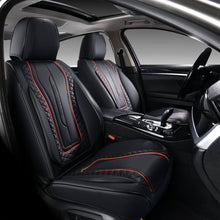 Load image into Gallery viewer, Coverado Full Set Faux Leather Front and Back Car Seat Covers Waterproof Universal Fit