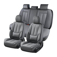 Load image into Gallery viewer, Coverado 5 Seats Full Set Front and Rear Seat Covers Premium Leather Waterproof Universal Fit