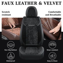 Load image into Gallery viewer, Coverado Velvet Full Set Car Seat Covers 5 Seats Front Back Auto Seat Protectors Universal Fit