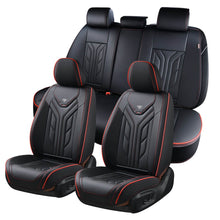Load image into Gallery viewer, Coverado Full Set Leather Car Seat Covers 5 Seats Front and Back Full Set Seat Protectors Universal Fit