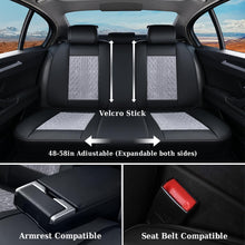 Load image into Gallery viewer, Coverado Fashion Velvet Car Seat Covers Front and Back Auto Seat Protectors Universal Fit