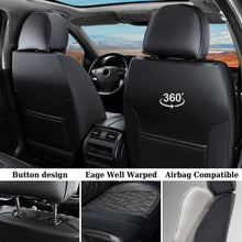 Load image into Gallery viewer, Coverado 5 Seats Full Set Quality Front and Rear Seat Covers Faux Leather Waterproof Universal Fit