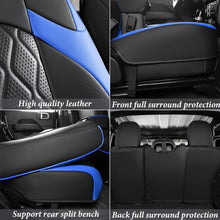Load image into Gallery viewer, Coverado Seat Covers for 2018-2025 Jeep Wrangler JK JL 2-Door/4-Door Faux Leather Custom Fit