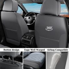 Load image into Gallery viewer, Coverado Front and Back Car Seat Covers Faux Leather Waterproof Universal Fit Most Cars