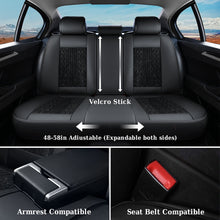 Load image into Gallery viewer, Coverado Velvet Full Set Car Seat Covers 5 Seats Front Back Auto Seat Protectors Universal Fit