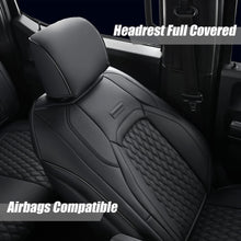 Load image into Gallery viewer, 2009-2023 Ram 1500, 2010-2024 Ram 2500 3500 Crew Cab Custom Fit Seat Covers Coverado Leather Auto Seat Protector with Concave Front, Split Curved Back/ Flat Back Seats Full Coverage