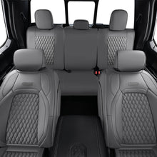 Load image into Gallery viewer, 2009-2023 Ram 1500, 2010-2024 Ram 2500 3500 Crew Cab Custom Fit Seat Covers Coverado Leather Auto Seat Protector with Concave Front, Split Curved Back/ Flat Back Seats Full Coverage