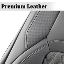 Load image into Gallery viewer, 2009-2018 Ram 1500, 2010-2024 Ram 2500 3500 Crew Cab Custom Fit Seat Covers Coverado Leather Auto Seat Protector with Concave Front, Split Curved Back/ Flat Back Seats Full Coverage