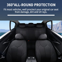 Load image into Gallery viewer, Coverado PVC Front and Back Seat Covers Comfortable and Fashion Seat Protectors Universal Fit