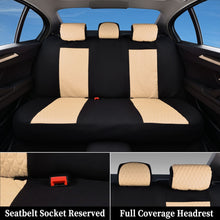 Load image into Gallery viewer, Coverado Full Set Car Seat Covers PVC Front and Back Seat Covers 11 Pieces Universal Fit