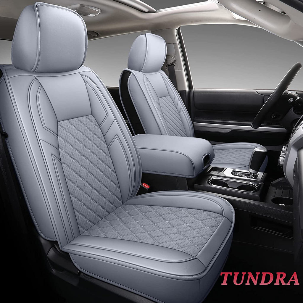 Coverado Custom Fit 2007-2021 Tundra CrewMax Cab Seat Cover Full Set Waterproof