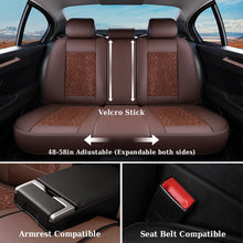 Load image into Gallery viewer, Coverado Fashion Velvet Car Seat Covers Front and Back Auto Seat Protectors Universal Fit