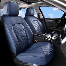 Load image into Gallery viewer, Coverado 5 Seats Front and Back Car Seat Covers Faux Leather Full Set Breathable Waterproof Auto Seat Protectors Universal Fit
