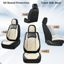 Load image into Gallery viewer, 2 Seats Coverado Front Seat Covers for Cars Leatherette Driver Passenger Seat Protectors Breathable Waterproof Universal Fit