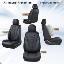 Load image into Gallery viewer, Coverado 5 Seats Car Seat Covers Front and Rear Seat Full Set Premium Leather Seat Protector Universal Fit