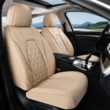 Load image into Gallery viewer, 2 Seats Coverado Front Seat Covers Set for Cars with Diamond Design Universal Fit