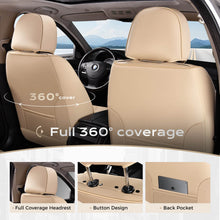 Load image into Gallery viewer, 2 Seats Coverado Front Seat Covers Set for Cars with Diamond Design Universal Fit