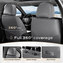 Load image into Gallery viewer, 2 Seats Coverado Front Seat Covers Set for Cars with Diamond Design Universal Fit