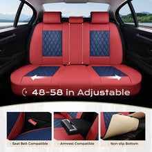 Load image into Gallery viewer, 5 Seats Coverado Front and Rear Covers Set for Cars with Diamond Design Auto Protectors Universal Fit