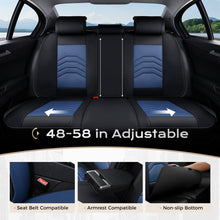 Load image into Gallery viewer, Coverado 5 Seats Full Set Front and Back Seat Covers Faux Leather Auto Interior Seats Universal Fit