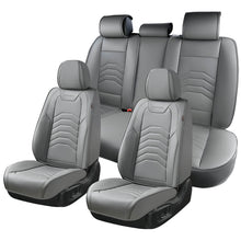 Load image into Gallery viewer, Coverado 5 Seats Full Set Front and Back Seat Covers Faux Leather Auto Interior Seats Universal Fit
