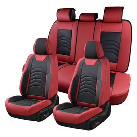 50% OFF🔥🔥Coverado Front and Back Seat Covers Faux Leather Auto Interior Seats Universal Fit