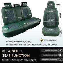 Load image into Gallery viewer, Coverado Velvet Full Set Car Seat Covers 5 Seats Front Back Auto Seat Protectors Universal Fit