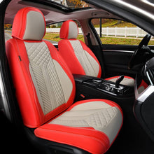Load image into Gallery viewer, Coverado Front and Back Seat Covers Premium Leather Auto Seat Protectors Universal Fit