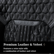 Load image into Gallery viewer, Coverado Fashion Velvet Car Seat Covers Front and Back Auto Seat Protectors Universal Fit